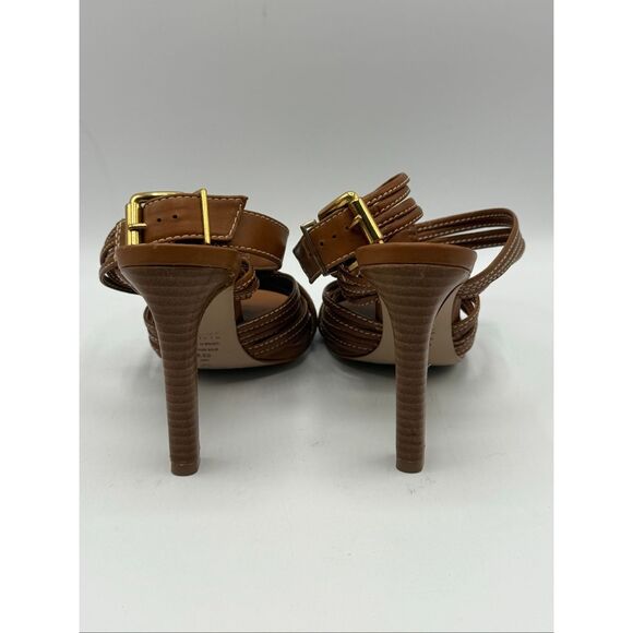 Schutz Marcela Strappy Heeled Leather Sandals - Women’s US 5.5B / - Picture 6 of 9